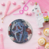 Halloween Theme Ghost Papieren Bordje (Feest)