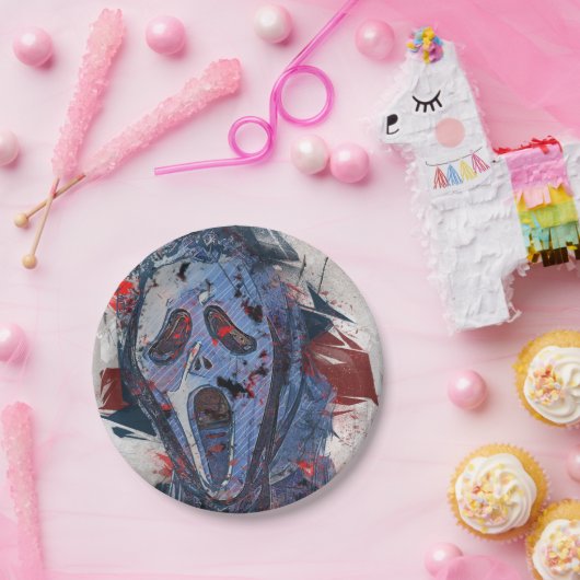 Halloween Theme Ghost Papieren Bordje (Feest)
