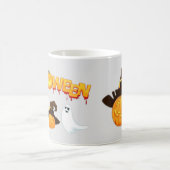 Halloween theme: Ghosts and pumpkin Koffiemok (Center)