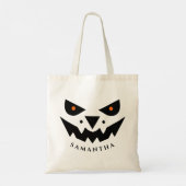 Halloween Theme Jack O Lantern Pumpkin Face Tote Bag (Achterkant)