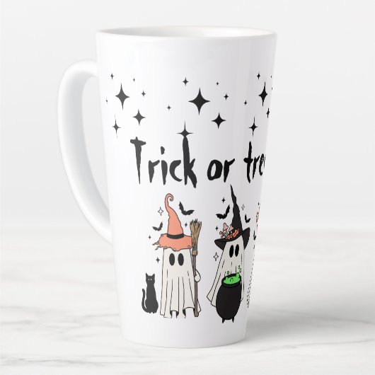 Halloween Theme Latte Mok (Linkerhoek)