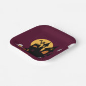 halloween theme Paper Plate Papieren Bordje (Gebogen)