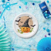 Halloween Theme Papieren Bordje (Feest)