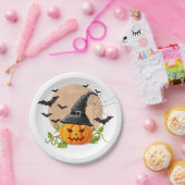 Halloween Theme Papieren Bordje (Feest)