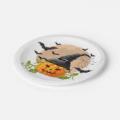 Halloween Theme Papieren Bordje (Gekanteld)