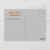 Halloween Theme - Scary Looking Scarecrow Briefkaart (Achterkant)