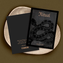 Halloween Theme Snake Earring Display Kaart