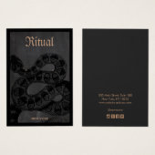 Halloween Theme Snake Earring Display Kaart (Voorkant /achterkant)