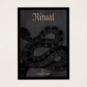 Halloween Theme Snake Earring Display Kaart (Voorkant)