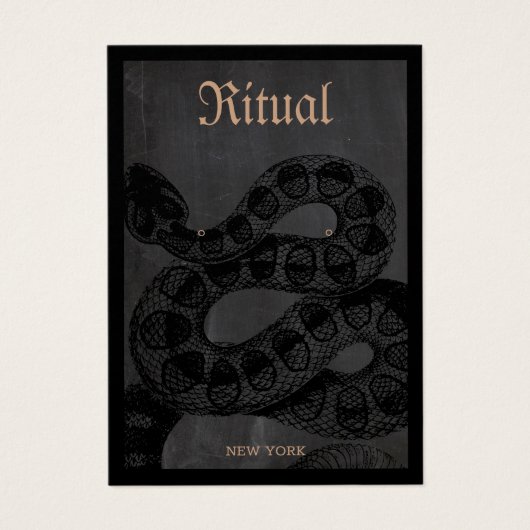 Halloween Theme Snake Earring Display Kaart (Voorkant)