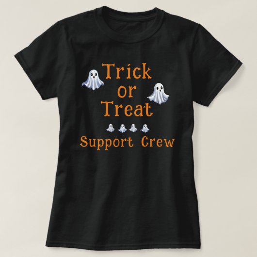 Halloween Theme - Snoep Hunters Support Crew T-shirt (Design voorkant)