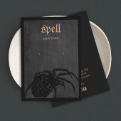 Halloween Theme Spider Earring Display Card Visitekaartje