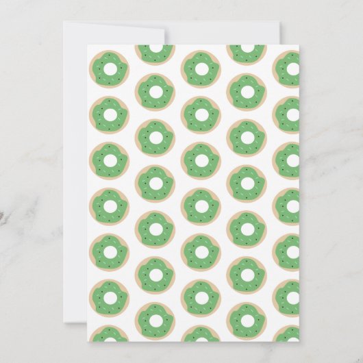 Halloween Theme Sprinkle Donut Snoep Birthday Kaart (Achterkant)