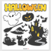 Halloween Theme Sticker (Vel)