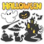 Halloween Theme Sticker (Voorkant)
