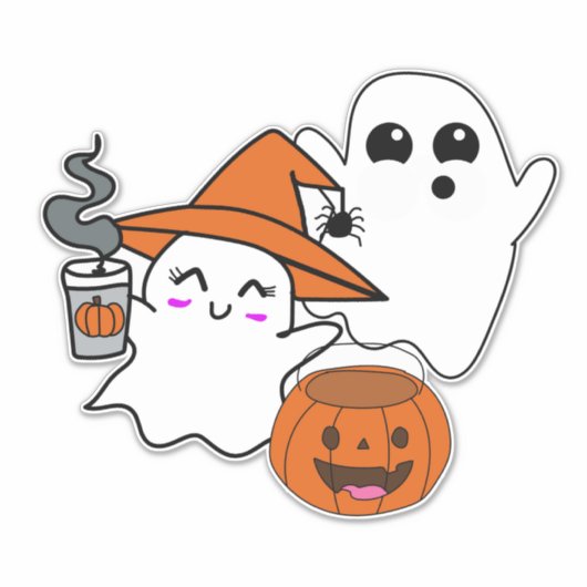 Halloween Theme Sticker (Voorkant)