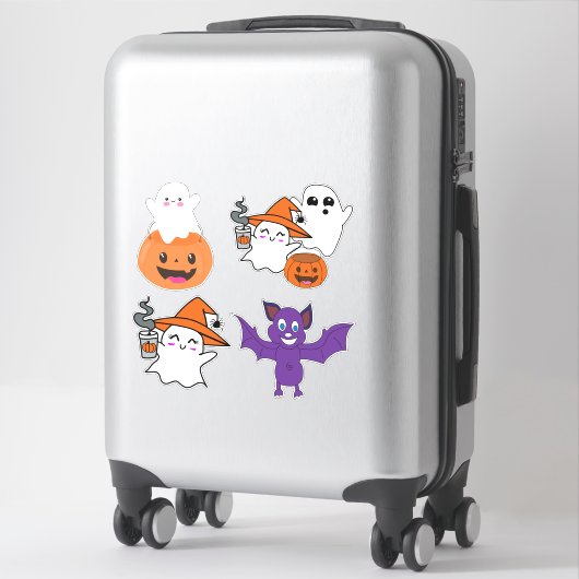 Halloween Theme Sticker (Koffer)