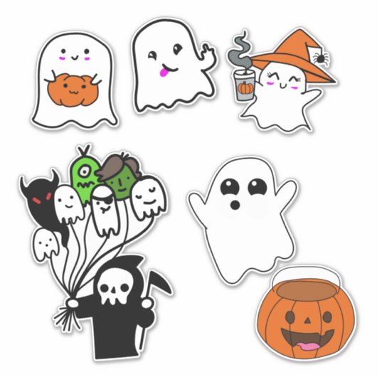 Halloween Theme Sticker (Voorkant)