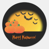 Halloween Theme Sticker - Pas het aan! (Voorkant)