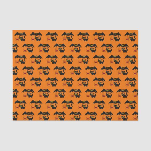 Halloween Theme Tissuepapier (Voorkant)