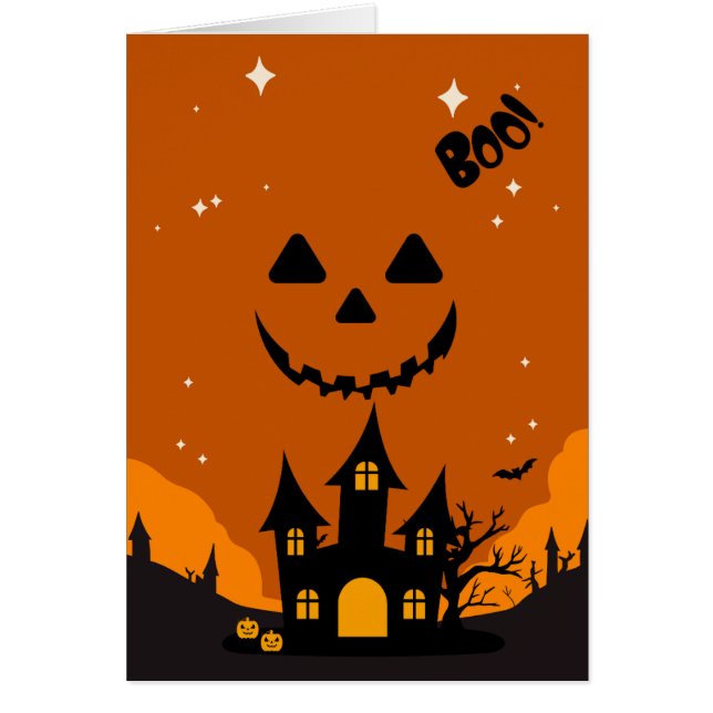Halloween Themed Baby Shower Invite (Voorkant)