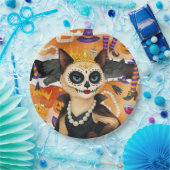 Halloween themed for Cat Lovers Party  Papieren Bordje (Feest)