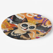 Halloween themed for Cat Lovers Party  Papieren Bordje (Gekanteld)