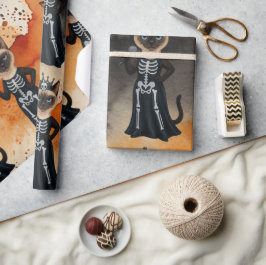 Halloween themed for Siamese Cat lovers Cadeaupapier
