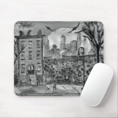 Halloween-themes Mousepad Muismat (Met muis)