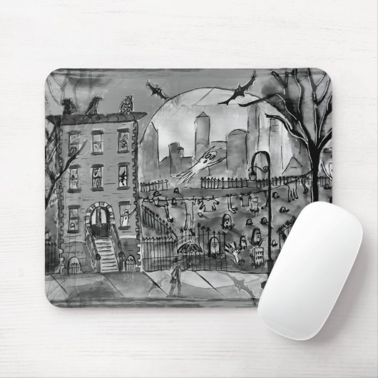 Halloween-themes Mousepad Muismat (Met muis)