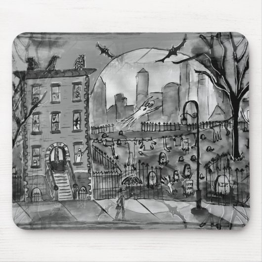 Halloween-themes Mousepad Muismat (Voorkant)