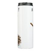 Halloween Thermal Tumbler Witch Pumpkin Flying Thermosbeker (Achterkant)