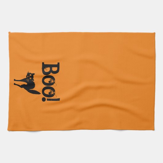 Halloween Thgeachte Boo Kitchen Towel Theedoek (Horizontaal)