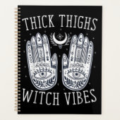Halloween Thick Thighs Witch Vibes Planner (Voorkant)