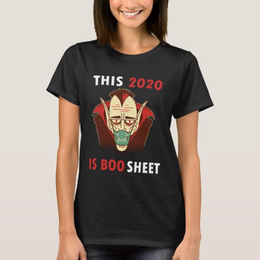 Halloween  This 2020 is Boo Sheet Dracula T-shirt (Voorkant)