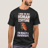 Halloween This Is My Human Costume I'm Really A Ro T-shirt (Voorkant)