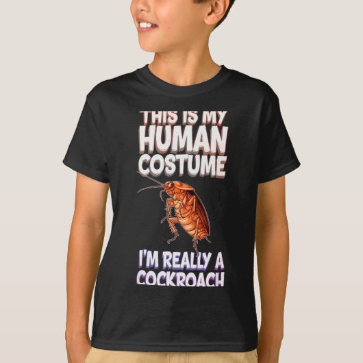 Halloween This Is My Human Costume I'm Really A Ro T-shirt (Voorkant)