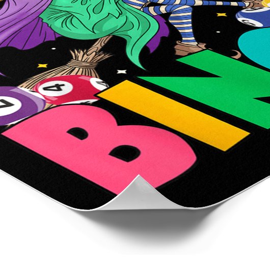 Halloween This Witch Is Going To Bingo  Poster (Hoek)