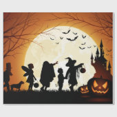 Halloween Thlete Wrapping paper Cadeaupapier (Vlak)