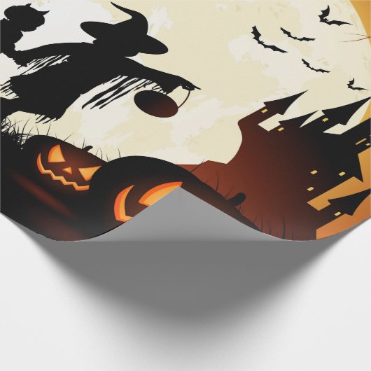 Halloween Thlete Wrapping paper Cadeaupapier (Hoek)