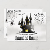 Halloween Thleving Annoucement Briefkaart (Voorkant / Achterkant)