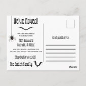 Halloween Thleving Annoucement Briefkaart (Achterkant)