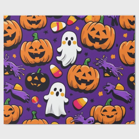Halloween ThMED Cadeaupapier (Vlak)