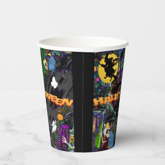 Halloween ThMED Papieren Bekers (Rechts)