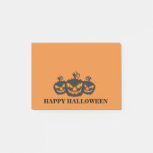 Halloween Three Angry Pumpkin Post-it® Notes (Voorkant)