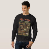 Halloween Thrifts & Curios Vintage Trui (Voorkant volledig)