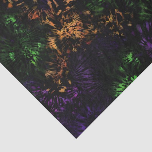 Halloween Tie Dye Pattern Tissue Papier (Detail)
