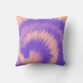 Halloween Tie Dye Pompoen Hand Getekend Kussen (Achterkant)