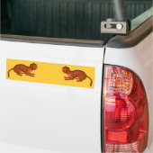 Halloween Tiger Cat Bumpersticker (Op Truck)