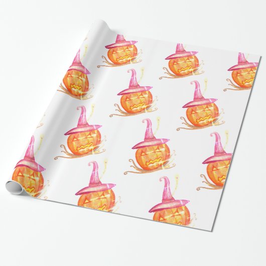 Halloween Tijd Inpakpapier (Uitgerold)